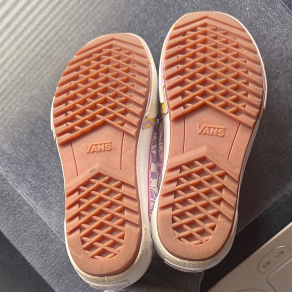 Vans Purple and Yellow Women's Sneakers - Picture 6 of 6